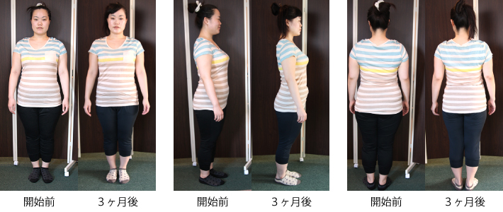 ダイエットコースビフォー・アフター